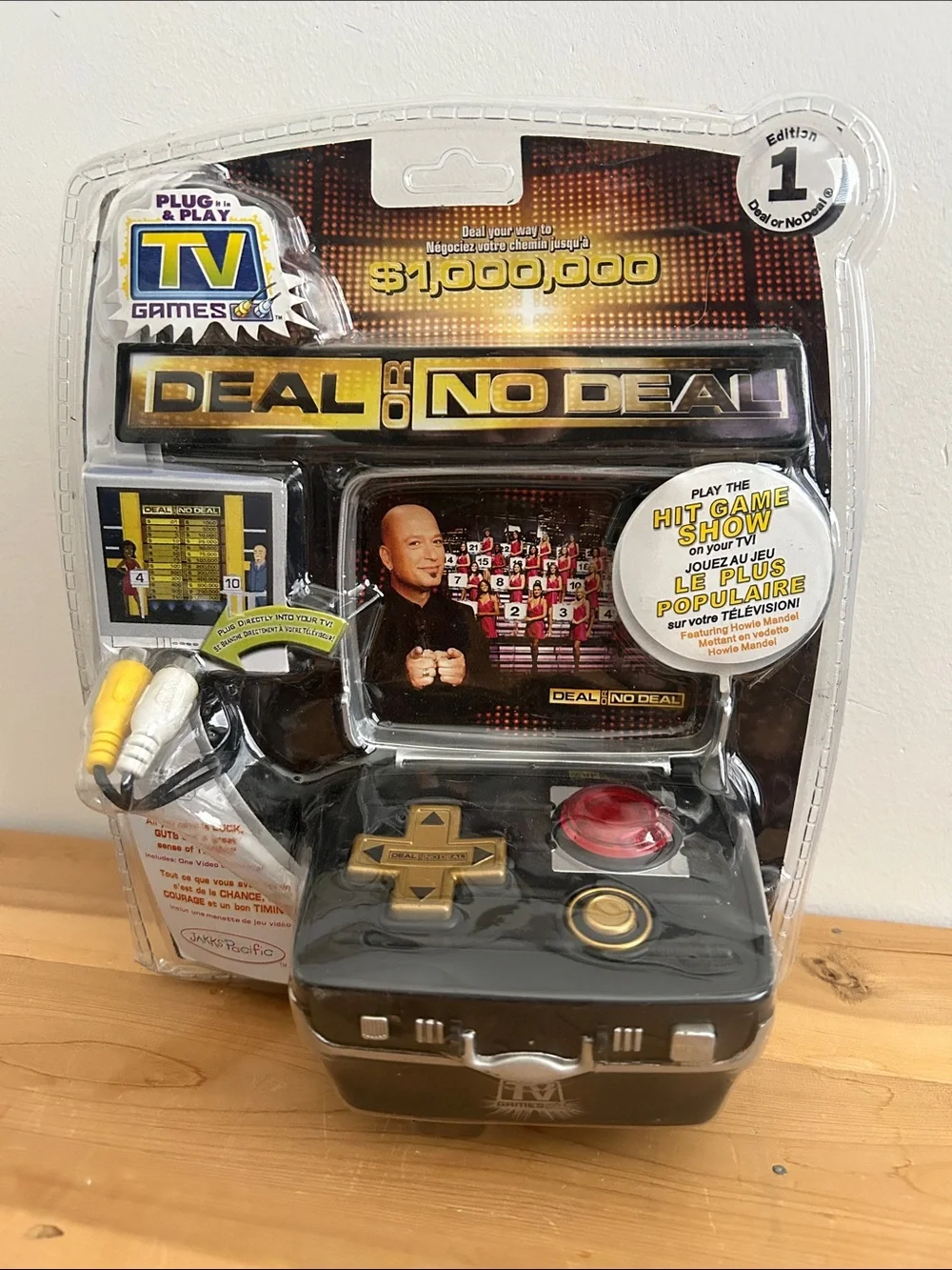 Deal or No Deal Plug & Play TV Game Console - Black & Gold
